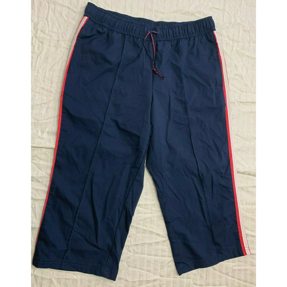 🍎🍎🍎 SJB ACTIVE WOMENS ATHLETIC CAPRIS PANTS SIZE L PETITE 🍎🍎🍎